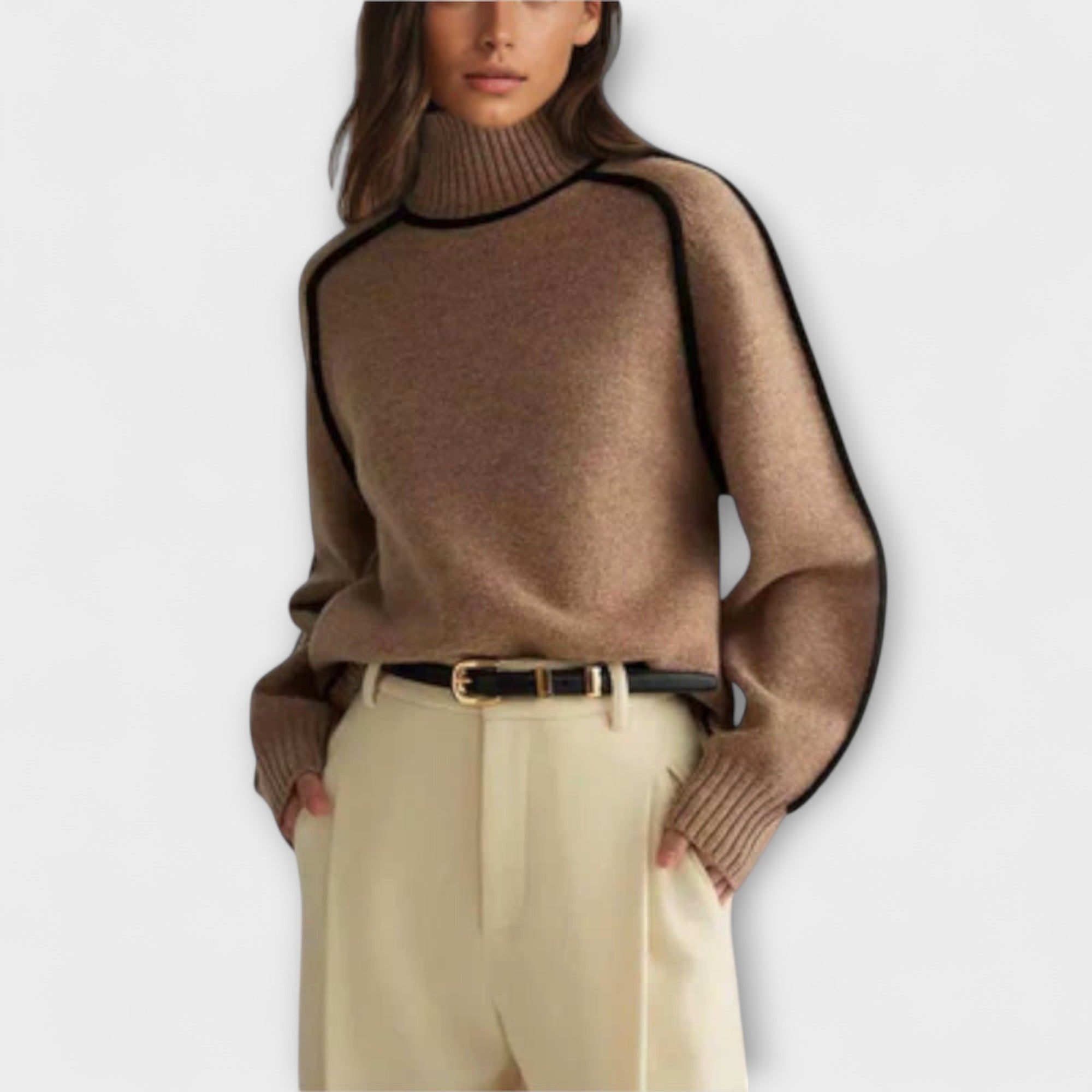 Emilie - Soft &amp; Elegant Turtleneck Sweater