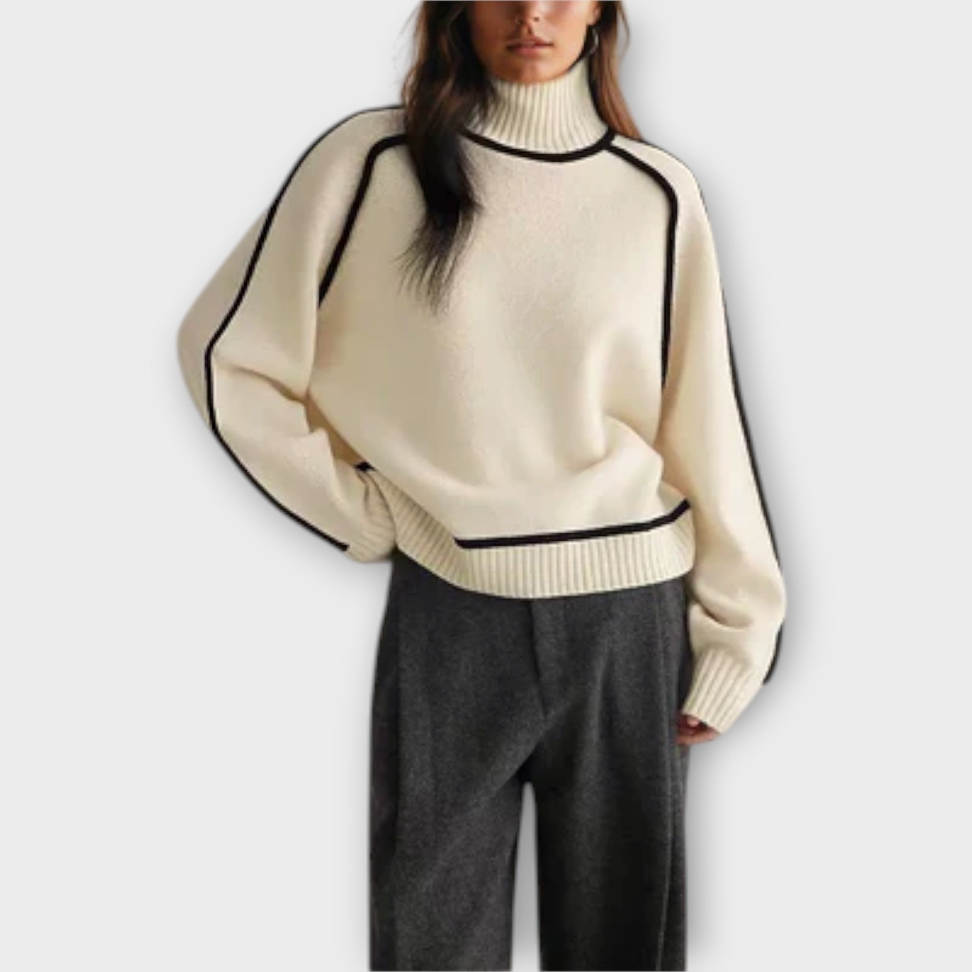 Emilie - Soft &amp; Elegant Turtleneck Sweater