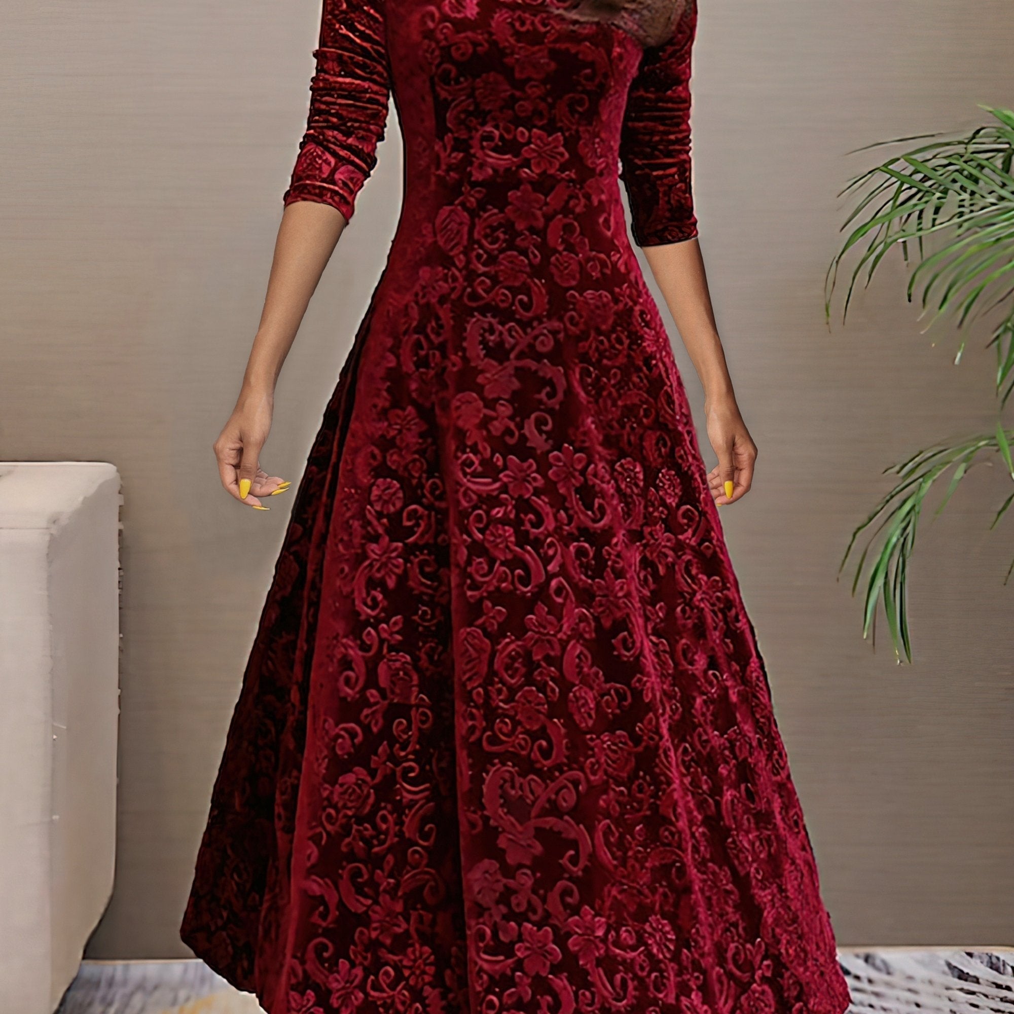 Denise | Velvet Elegance Dress