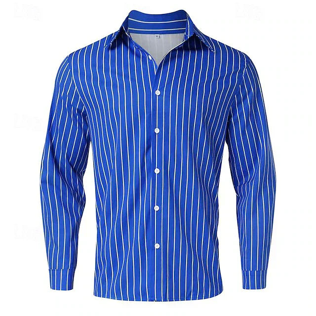 Zarevonix - Striped Button-Up Shirt