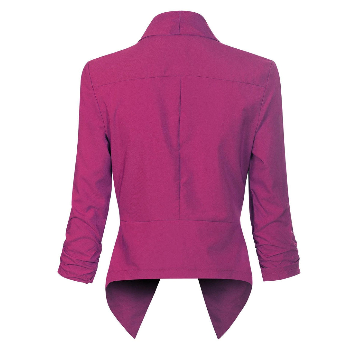 Elegante Blazer para Mujer Corte-Abierto Manga-Larga Versátil