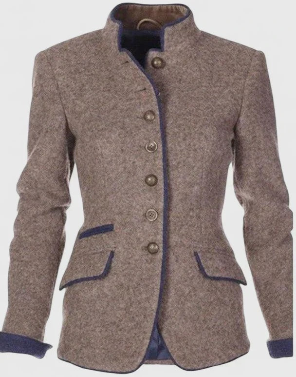 Elegante Cárdigan para Mujer Con-Botones Corte-Clásico