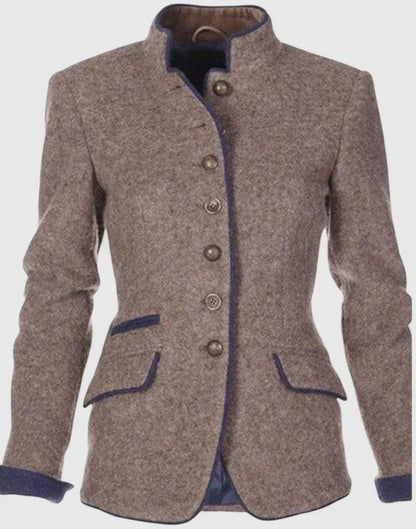 Elegante Cárdigan para Mujer Con-Botones Corte-Clásico