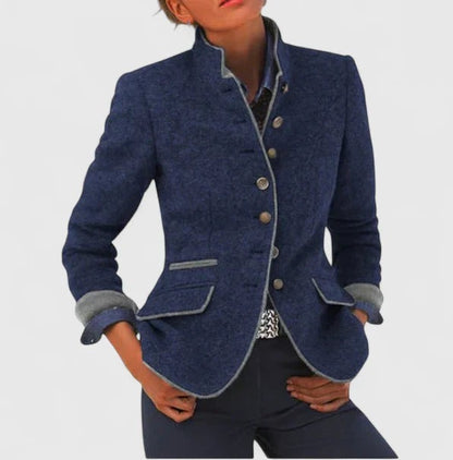 Elegante Cárdigan para Mujer Con-Botones Corte-Clásico