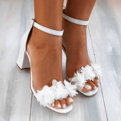 Estilosas Bailarinas Slingback para Mujer Planas Con-Hebilla Detalle-Floral
