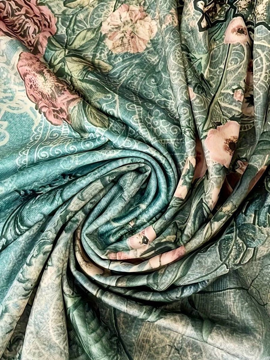 Estiloso Vestido Corto para Mujer Sin-Mangas Cuello-Pico Estampado-Artístico