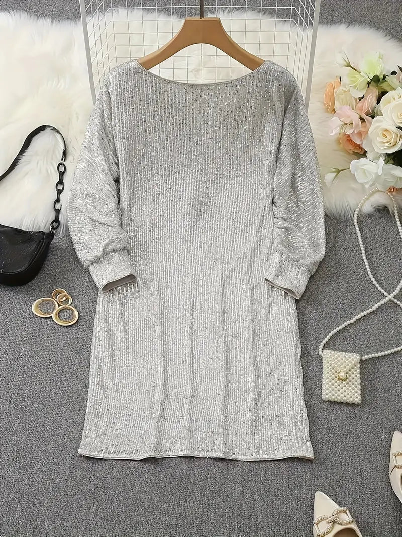 Qirelle - Sequin Party Dress