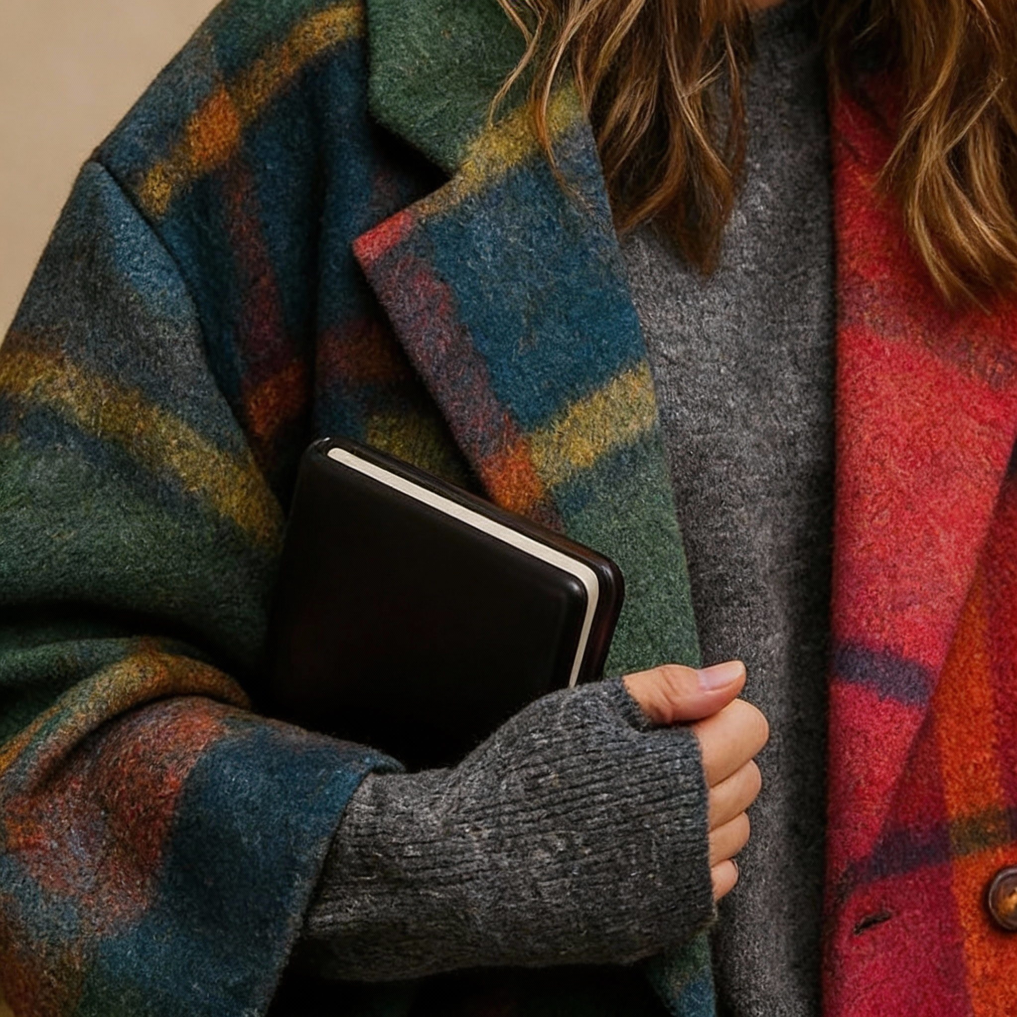 Amelia | Oversized Check Coat