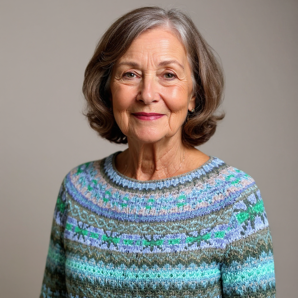 Audrey | Suéter vintage de lana islandesa