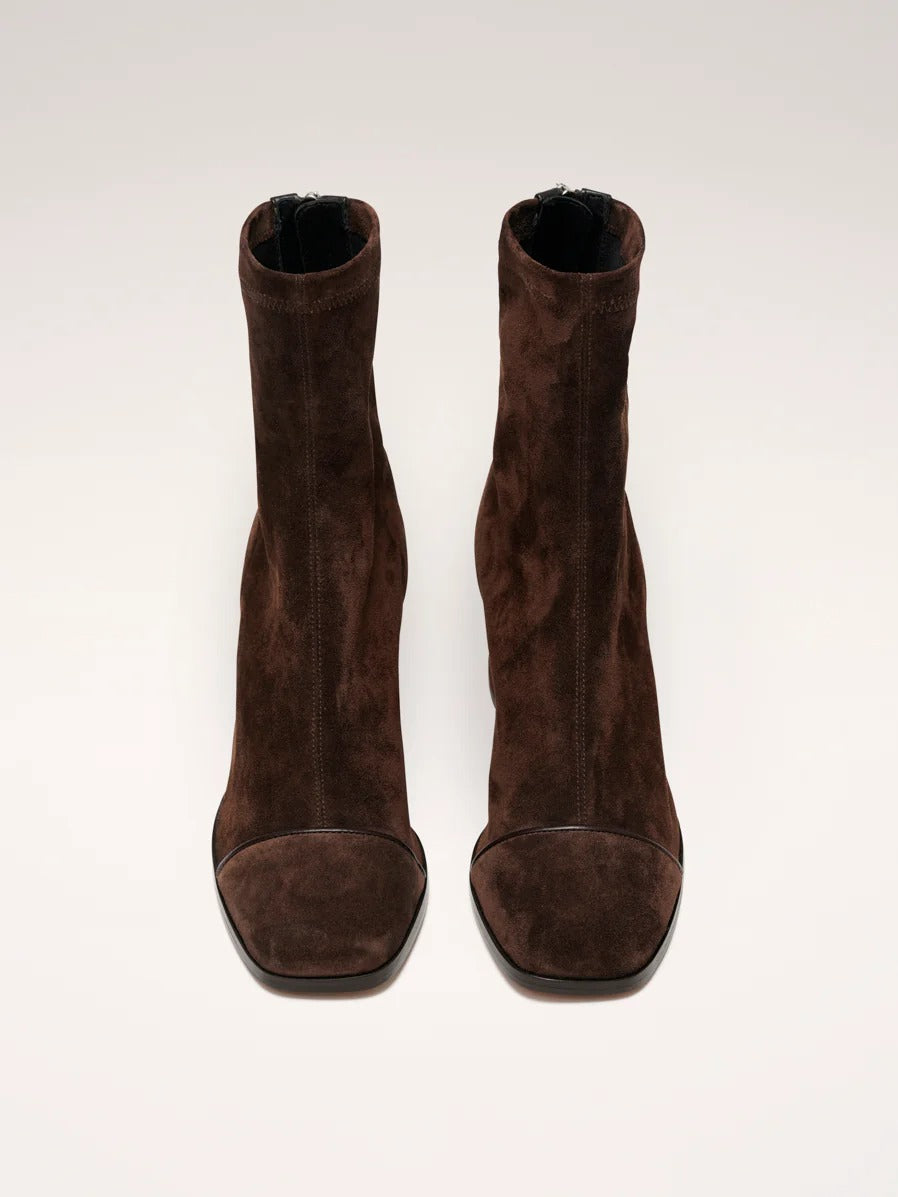 Capri - Suede Square Toe Boots