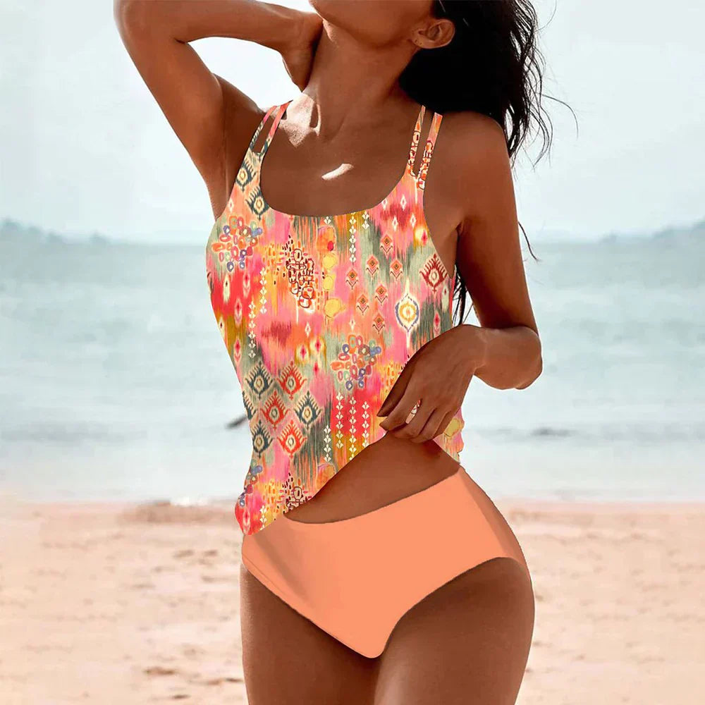 Jamaica - Scoop Neck Tankini Set
