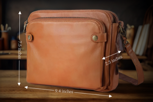 Joreva - Vegan Leather Crossbody Shoulder Bag