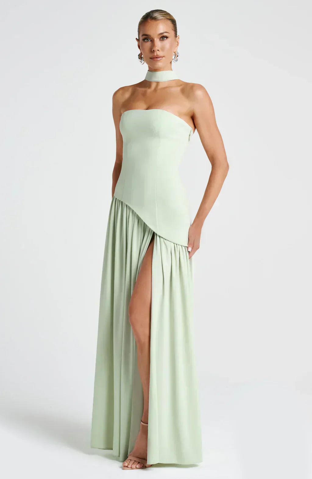 Fiona | Women Wedding Guest Asymmetric Maxi Dress