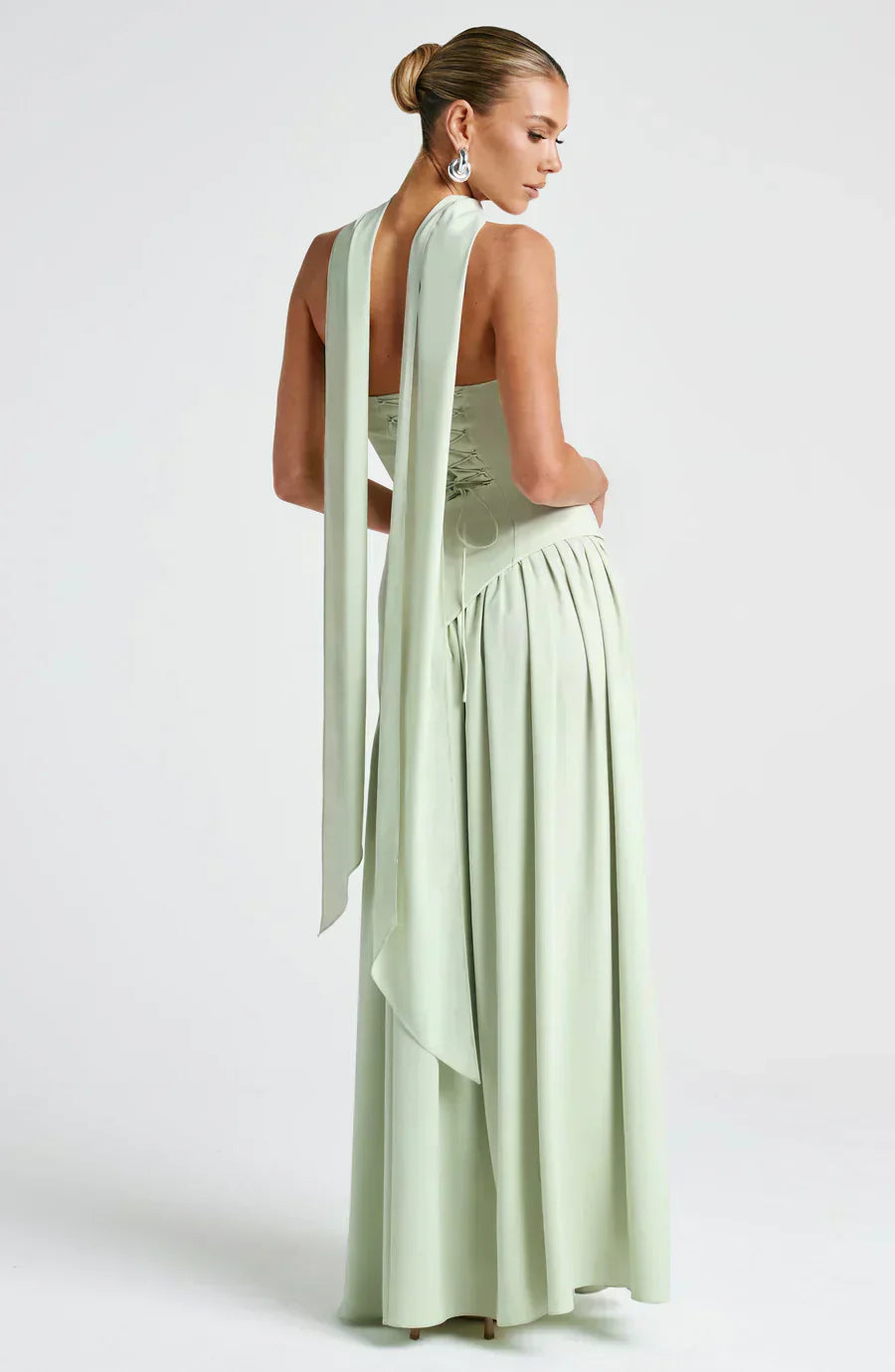 Fiona | Women Wedding Guest Asymmetric Maxi Dress