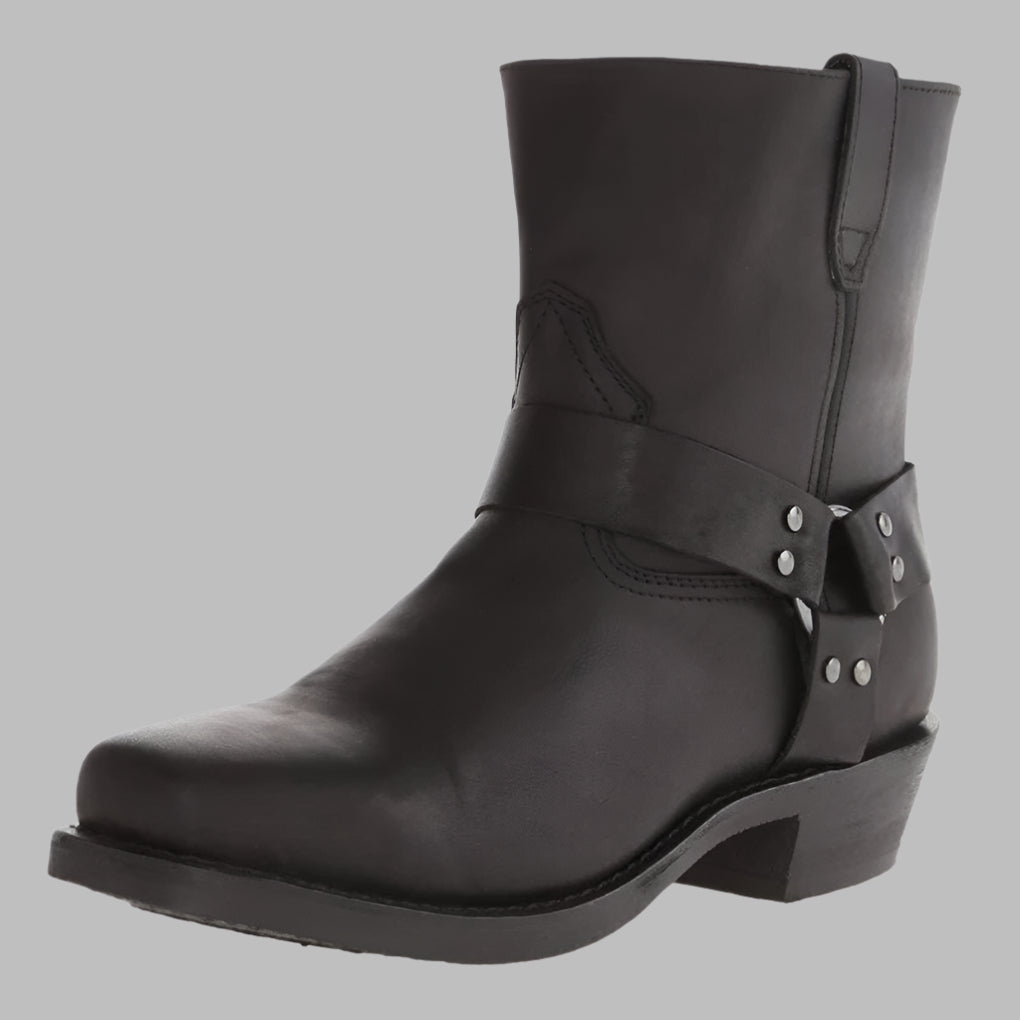 Aiden | Men’s Stylish Leather Strap Ankle Boots