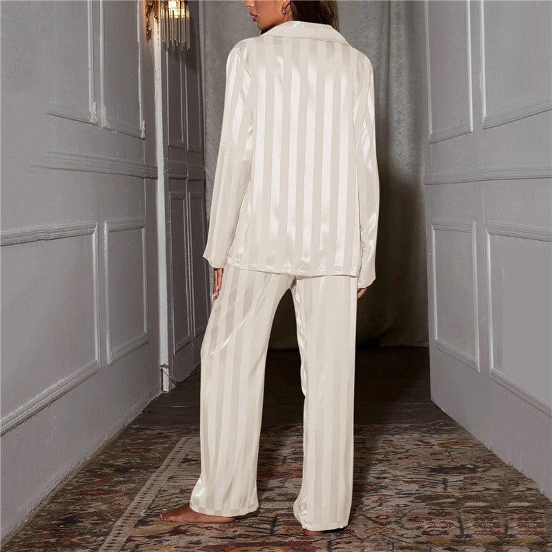 Hestina - Striped Pajama Set