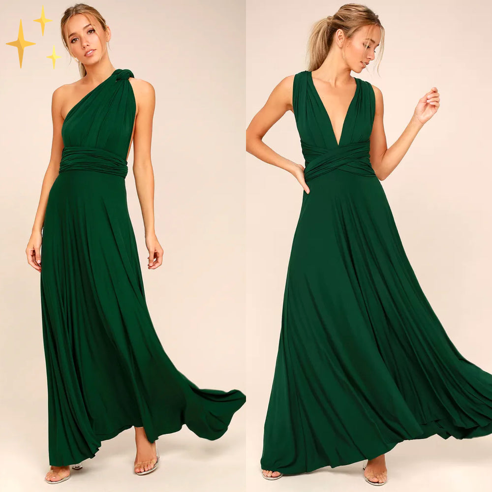Ivara - Elegant slå-om-kjole