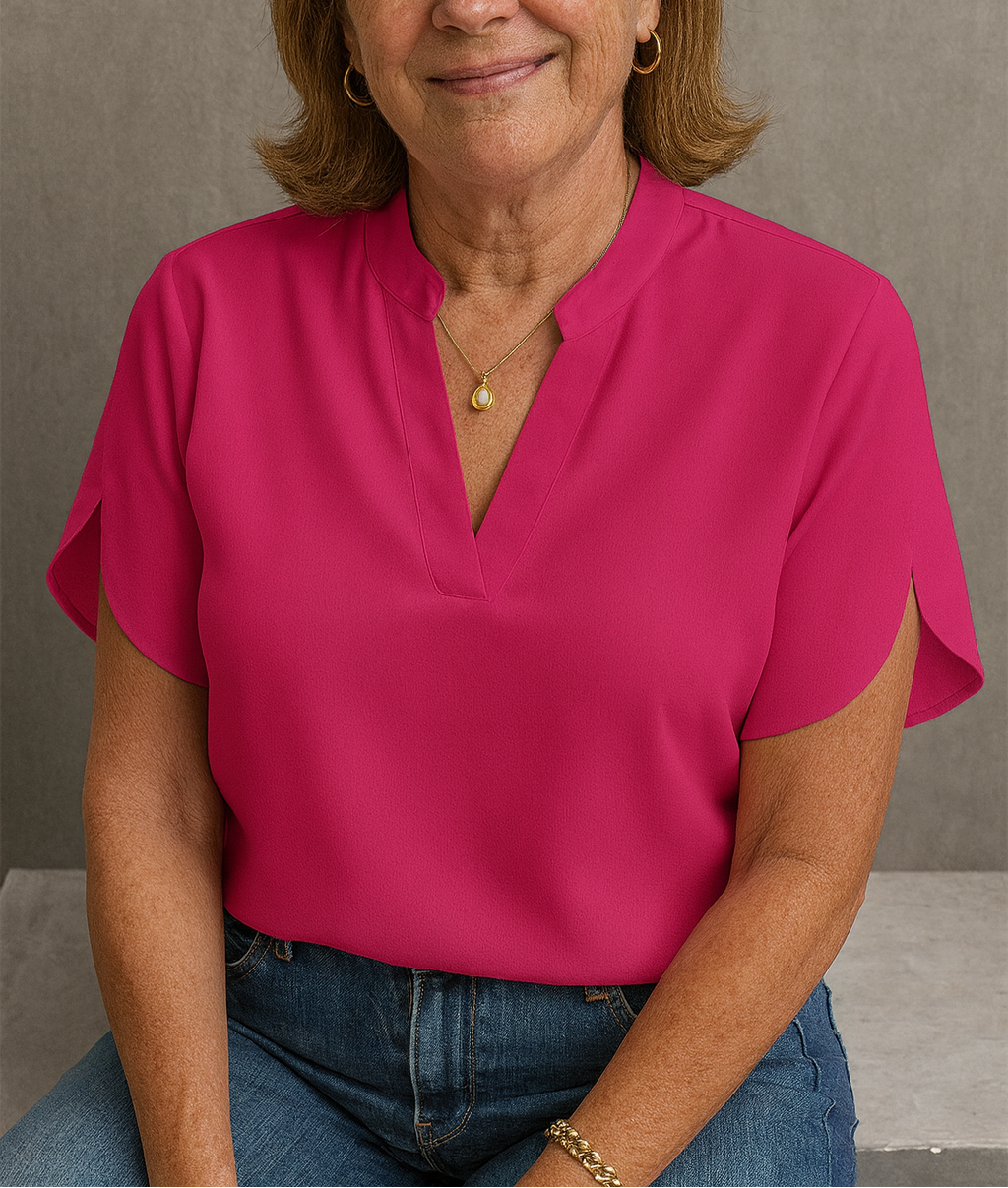 Marissa - Lightweight V-Neck Blouse