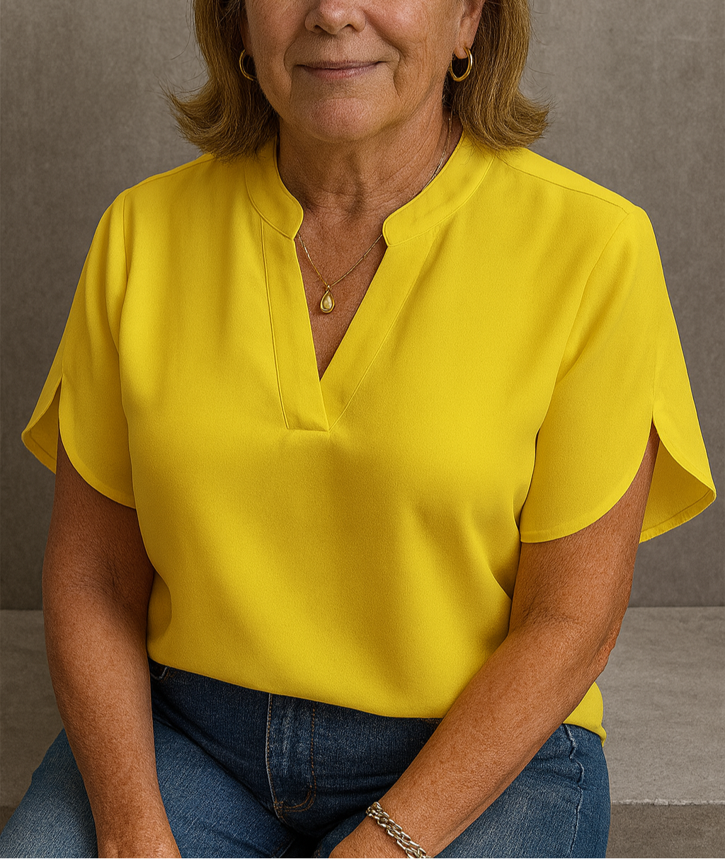 Marissa - Lightweight V-Neck Blouse