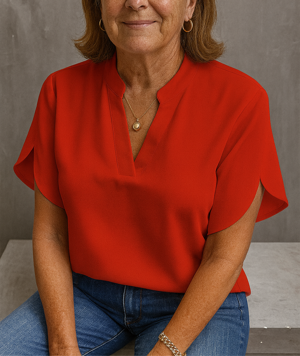 Marissa - Lightweight V-Neck Blouse