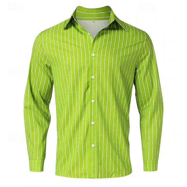 Zarevonix - Striped Button-Up Shirt